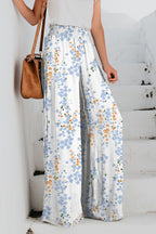 Taking a Vacation Wide Leg Smocked Pants