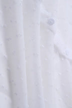Affection is Enough Puff Sleeve Dot Chiffon Shirt