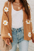 Simple Affection Daisy Oversized Knit Cardigan