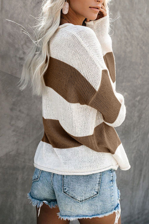 In My Arms Striped Knit Sweater