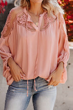 My Delightful Affection Floral Embroidery Shirt