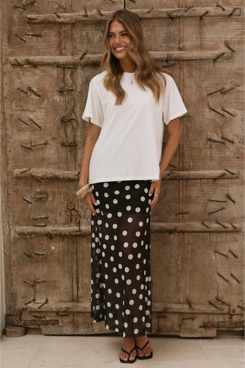 Subtle Charm Chiffon Maxi Skirt