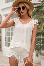 Hey Sun Ray V-Back Lace Tank Top