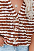 Afternoon Reverie Striped Knit Cardigan
