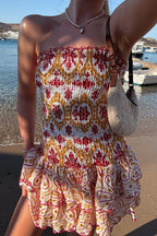 Delightful Like You Pleated Mini Dress - Blue
