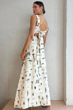 Living Is Effortless Pocket Boho Print Maxi Dress