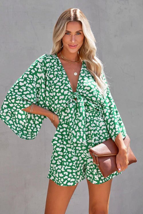 Perfect Lazy Days Printed Romper