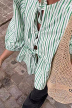 Uniquely You Tie-Front Gingham Top - 10 Colors