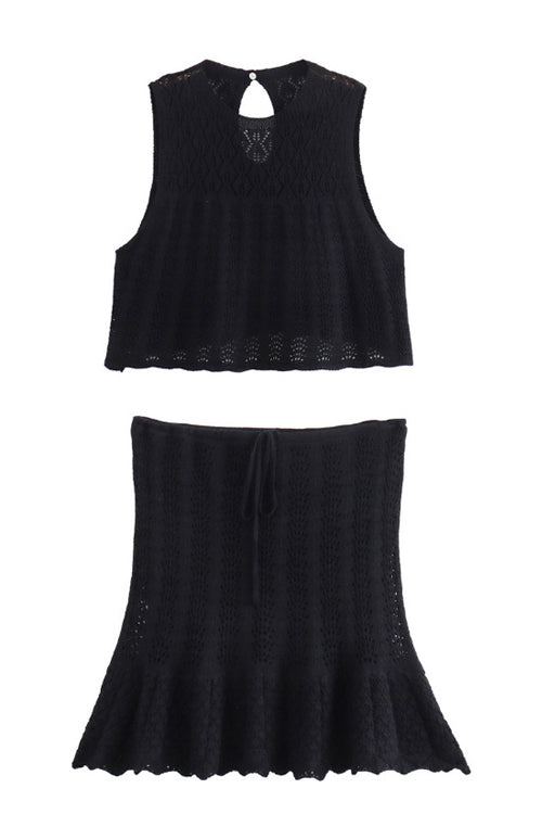 Romantic Tale Knit Crochet Suit