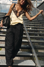 Effortlessly Refined Lace V-Neck Cami Top
