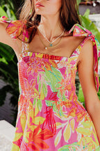 Bloom With A View Print Sleeveless Maxi Dress
