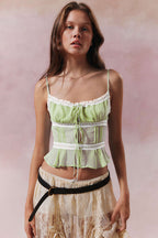 Cutest First Lace Up Cami Top
