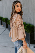 Enchanted Evening Lace Embroidery Top