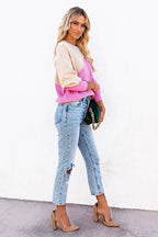 Mood Myself Pink Knit Sweater