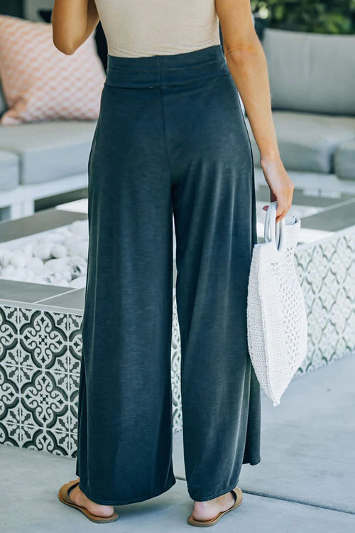 All Mood Right Cotton Wide-Leg Pants