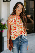 Choose Delight Floral Printed Sleeveless Top