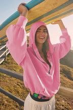 Cuddled Up Days Pocket Hoodie Top