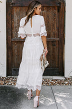 Affection And Affection Lace Maxi Dress
