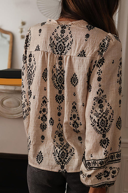 Mood So Cute Print Cotton Top