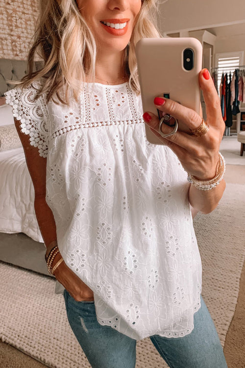 Heart Of Joy Lace Tank Top