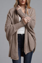 Cozy Charmer Bat-wing Sleeve Sweater Cardigan