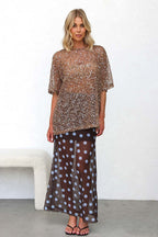 Subtle Charm Chiffon Maxi Skirt
