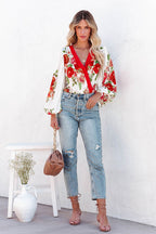 Got The Affection Floral Print Long Sleeve Top