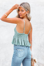 Sunny Smile Smocked Cami Top