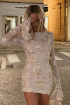 Coveted Charm Embroidery Mini Dress