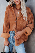 Remember Me Button-Up Pocket Top