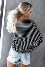 Forever Charming Stiped Casual Knit Top