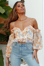 Clear Favorite Floral Crop Top