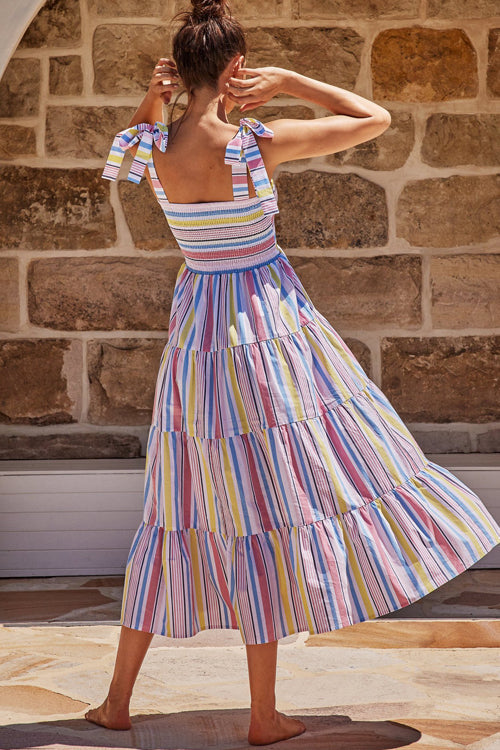 Enchanted Love Story Printed Maxi Dress