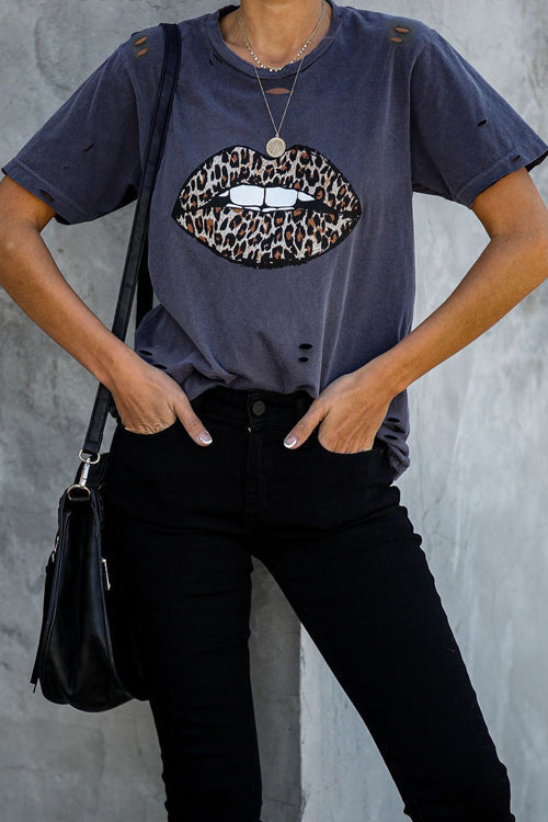 Only For You Graphic Short Sleeve Top