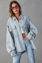 Perfectly Prepared Denim Shacket