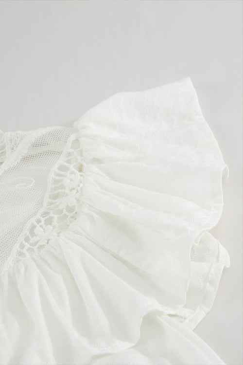 Lazy Days Mood Lace Embroidered Top