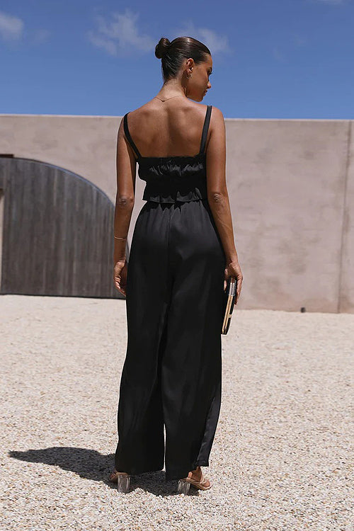 Paradise Ready Sleeveless Wide-Leg Two-Piece Set