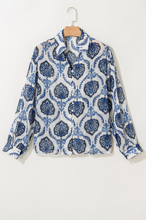 Your Moment Print Long Sleeve Top