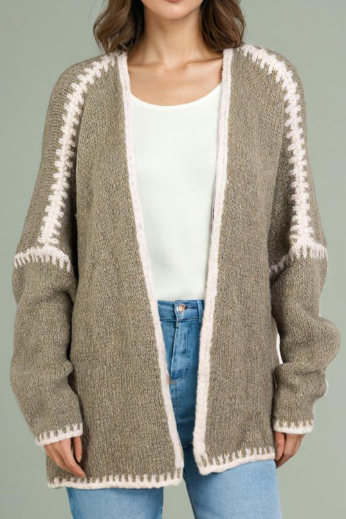 Effortless Introductions Knit Cardigan Sweater - 7 Colors