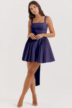 Summer Journey Tie-Back Skater Mini Dress