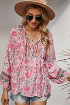 Flourishing Reveries Boho Printed Top