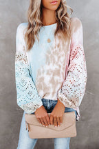 I??m Your Muse Tie-Dye Print Knit Sweater