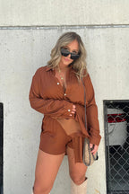Precious Impression Long Sleeve Romper Dress