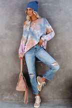 Joyful Moment Tie-Dye Long Sleeve Top