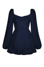 Prepared To Captivate Long Sleeve Skater Romper - 9 Colors