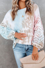 I??m Your Muse Tie-Dye Print Knit Sweater