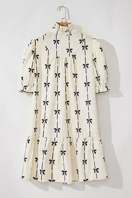 Mallorca Morning Print Mini Dress