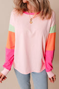 Polished on Repeat Pink Long Sleeve Top