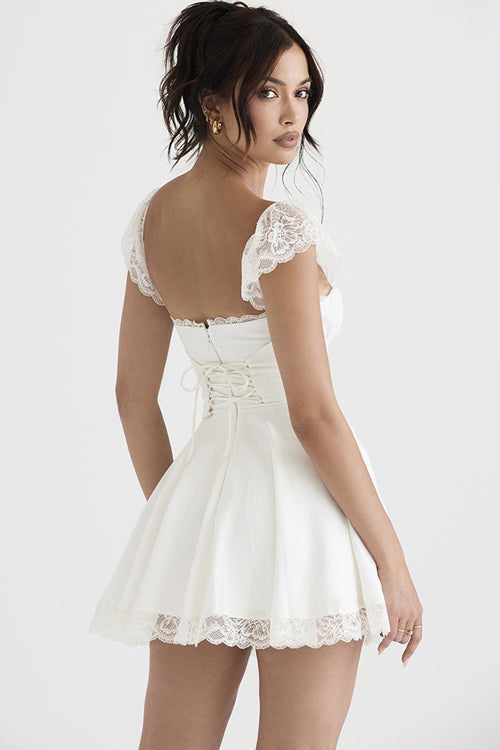 Sent to Charm Lace Mini Dress