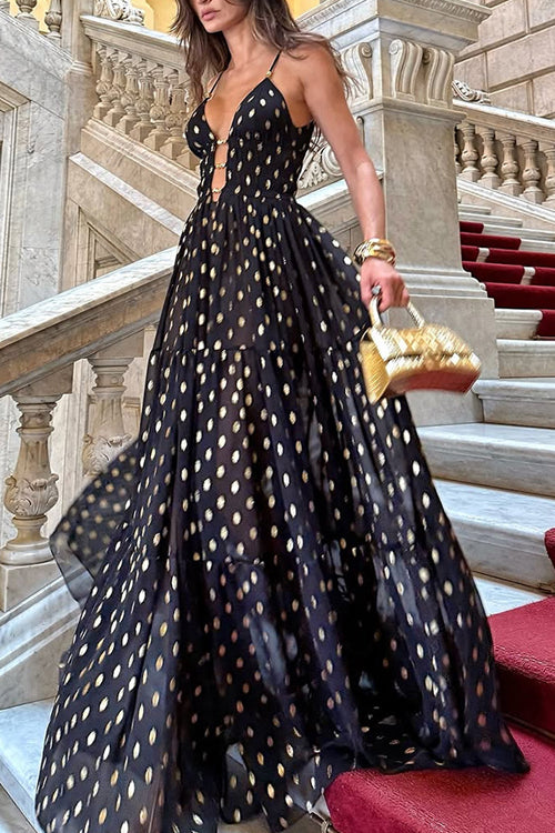 Standout Desires Polka Dot Maxi Dress